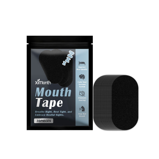 Anti-snoring mouth tape designed to encourage nasal breathing during sleep