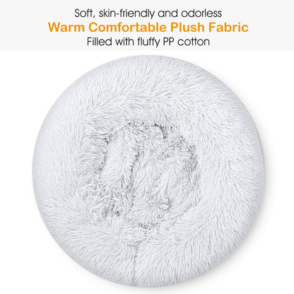 Close-up view of the ultra-soft plush fabric and supportive PP cotton filling.