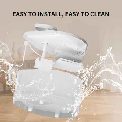 Pet water fountain with continuous water circulation for fresh filtered water