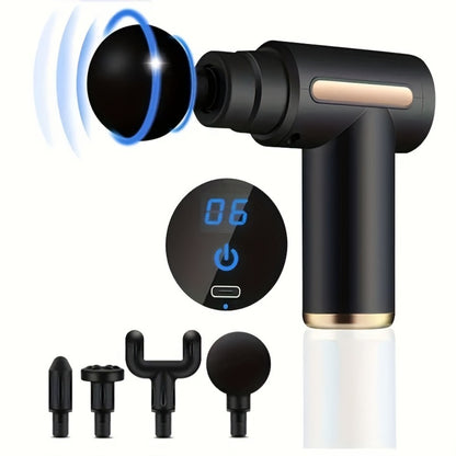 Portable Mini Massage Gun for deep tissue muscle relaxation and recovery